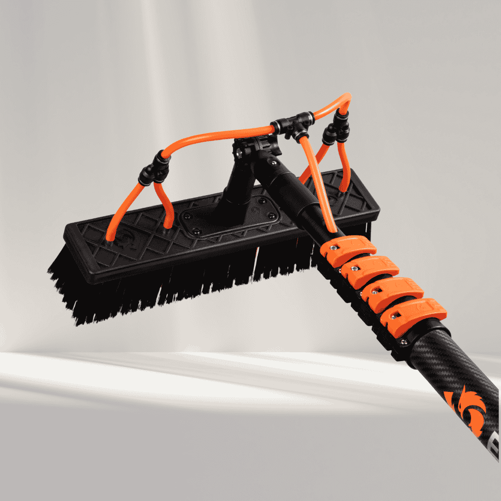 Teleskopstange aus Carbonfaser Supreme + Set aus Glas- und Holzbearbeitung