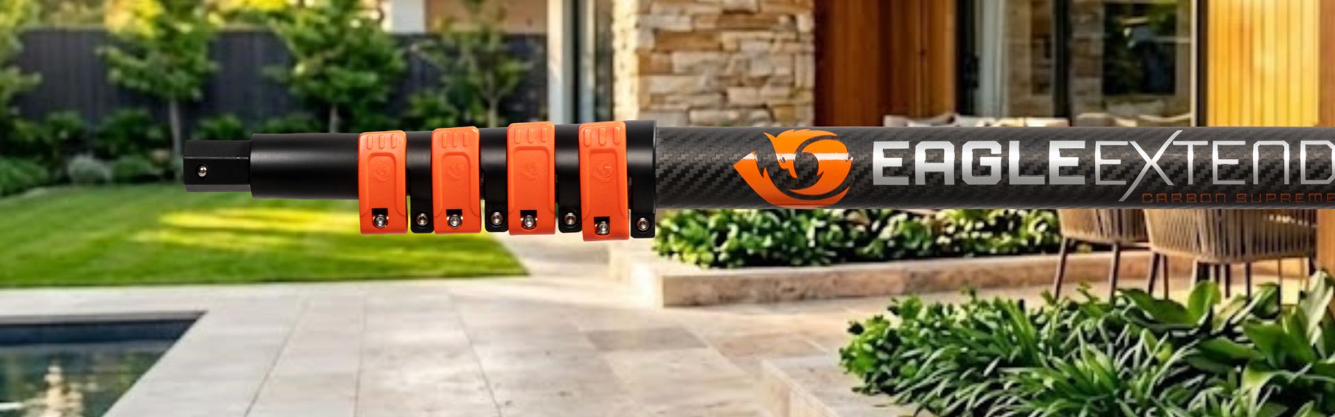 Teleskopstange 3K-Vollcarbon