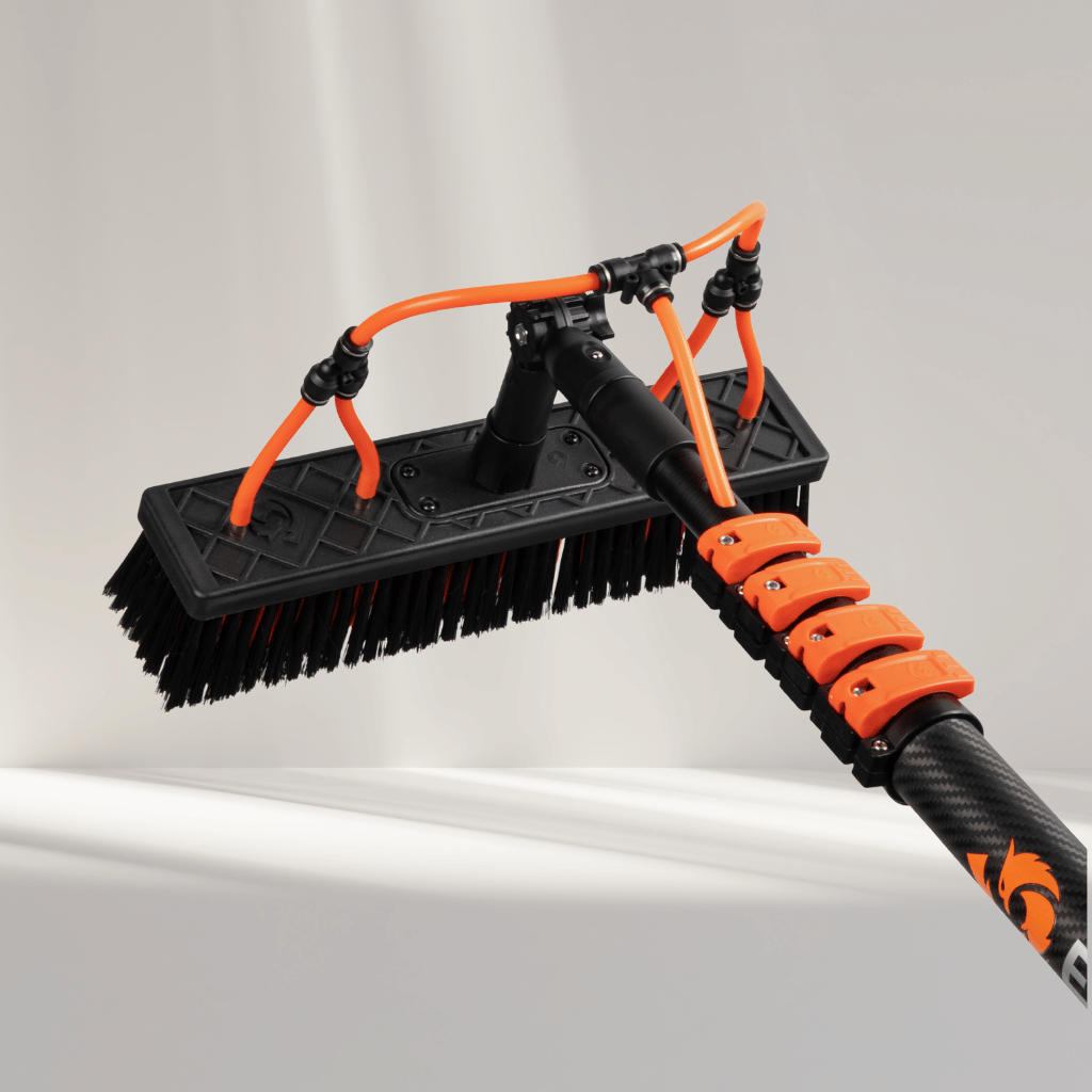 Teleskopstange Carbonfaser 3K Supreme + Bürstenset