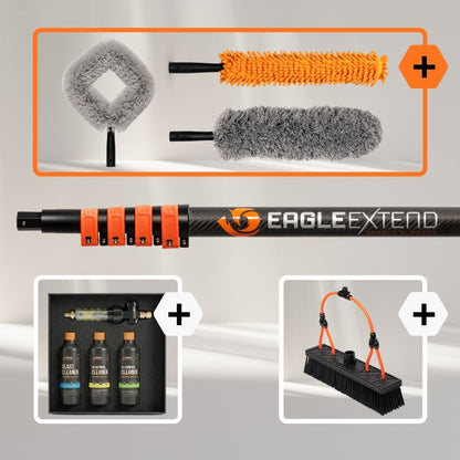 Teleskopstange Carbonfaser 3K Supreme + Bundle-Innenausstattung