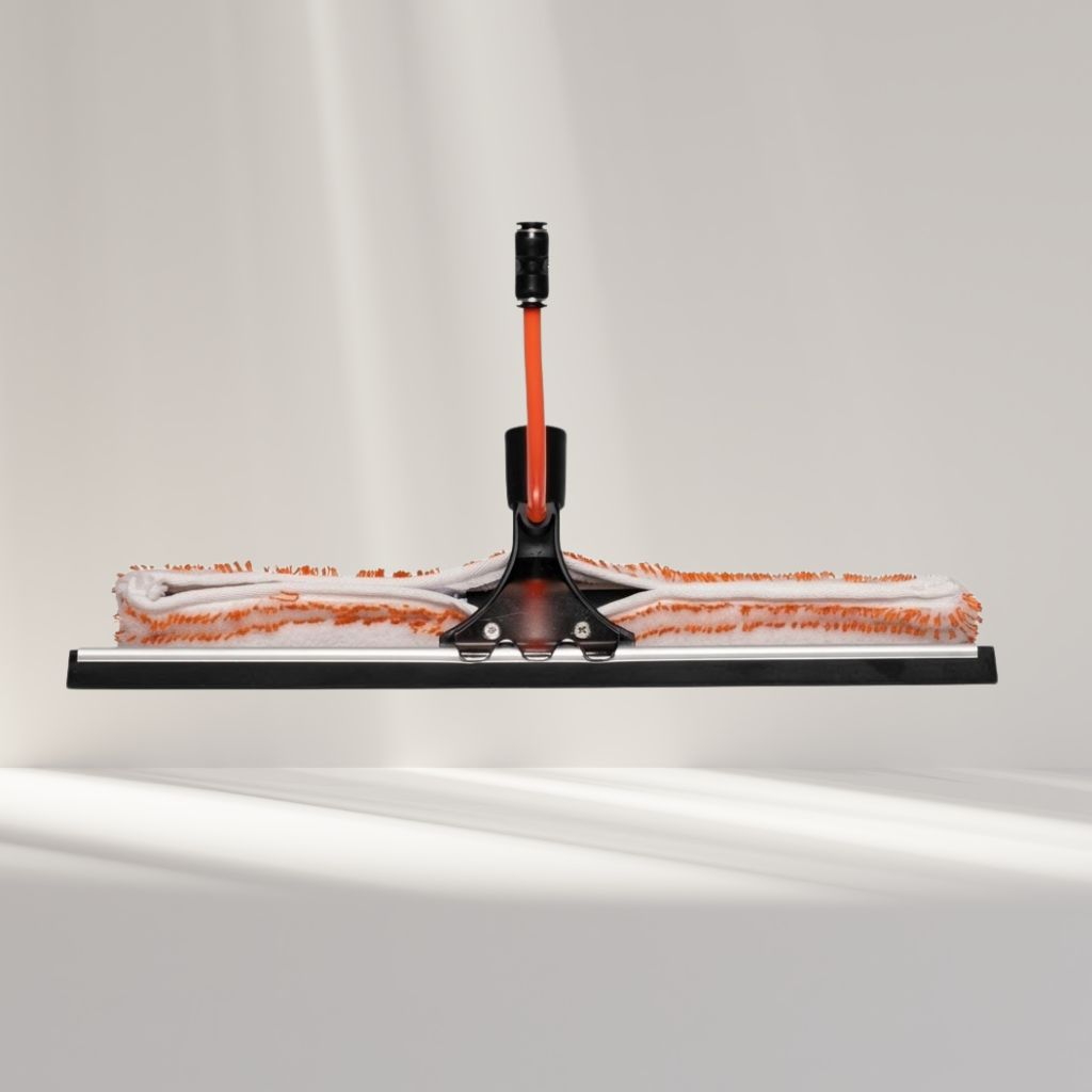 Teleskopstange Aluminium Supreme + Bundle Glas und Solarpaneele fleckenfrei